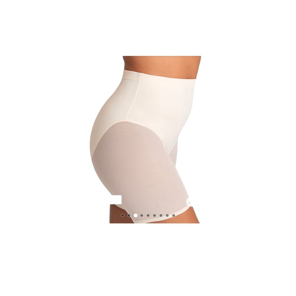 Shapermint 2X Empower Mesh Shaper Shorts Ivory - Picture 4 of 6